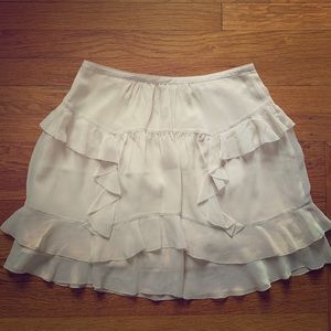 Broadway & Broome pale pink ruffle skirt